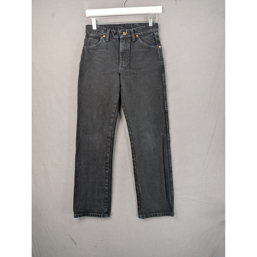 Wrangler Boys 1013MWBBK Cowboy Cut Original Fit Jeans Black 12 REG